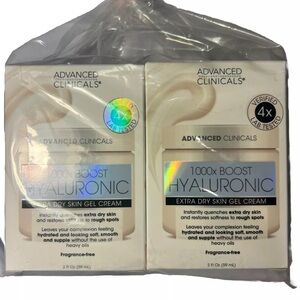 Advanced Clinicals 1000x Boost Hyaluronic Extra‎ Dry Skin Gel Cream Moisturizer